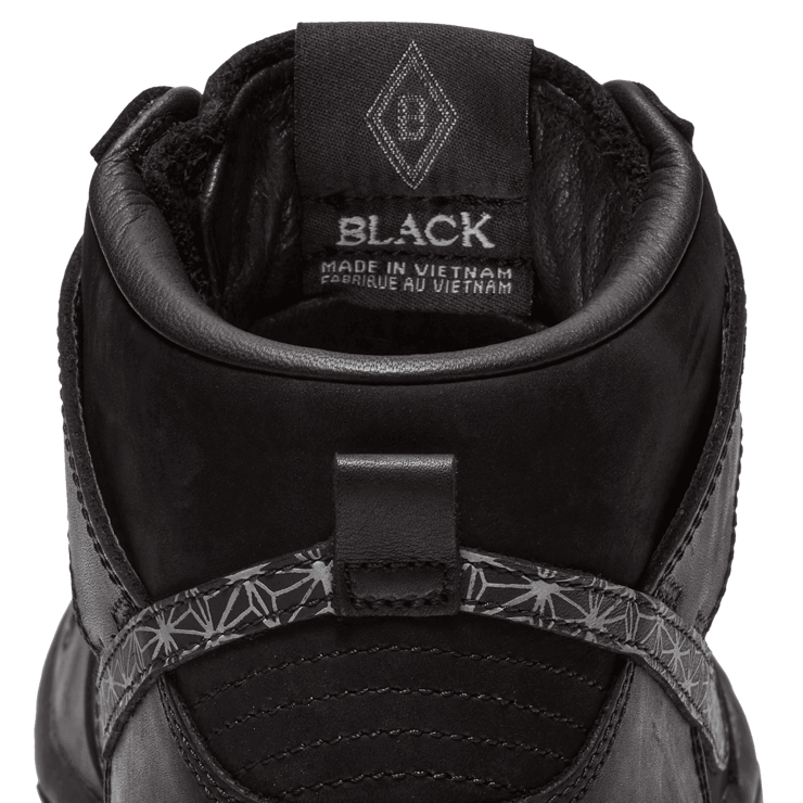 Nike SB Dunk High Black Bar Angle 4