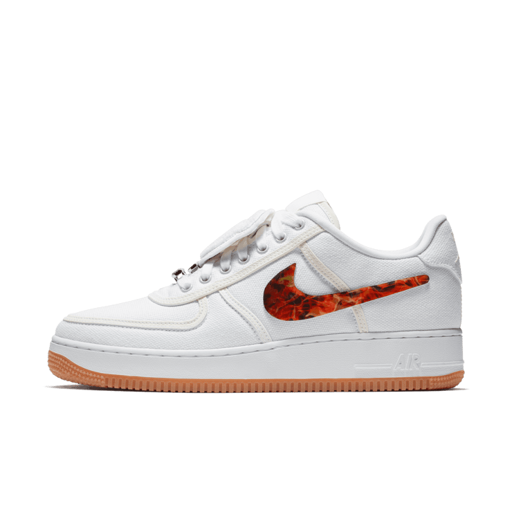 Nike Air Force 1 Low Travis Scott White Angle 8