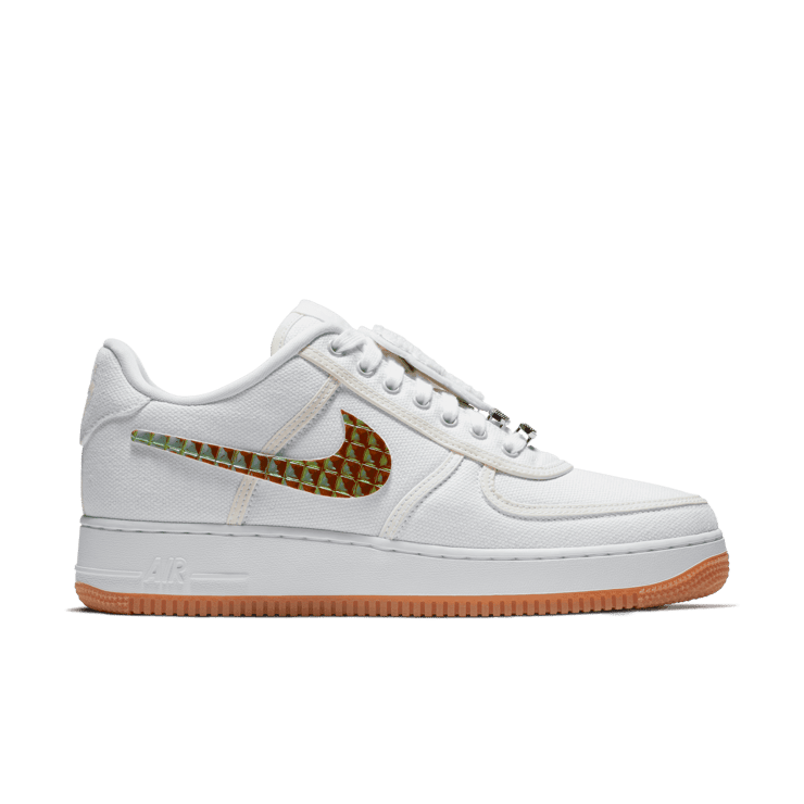 Nike Air Force 1 Low Travis Scott White Angle 9