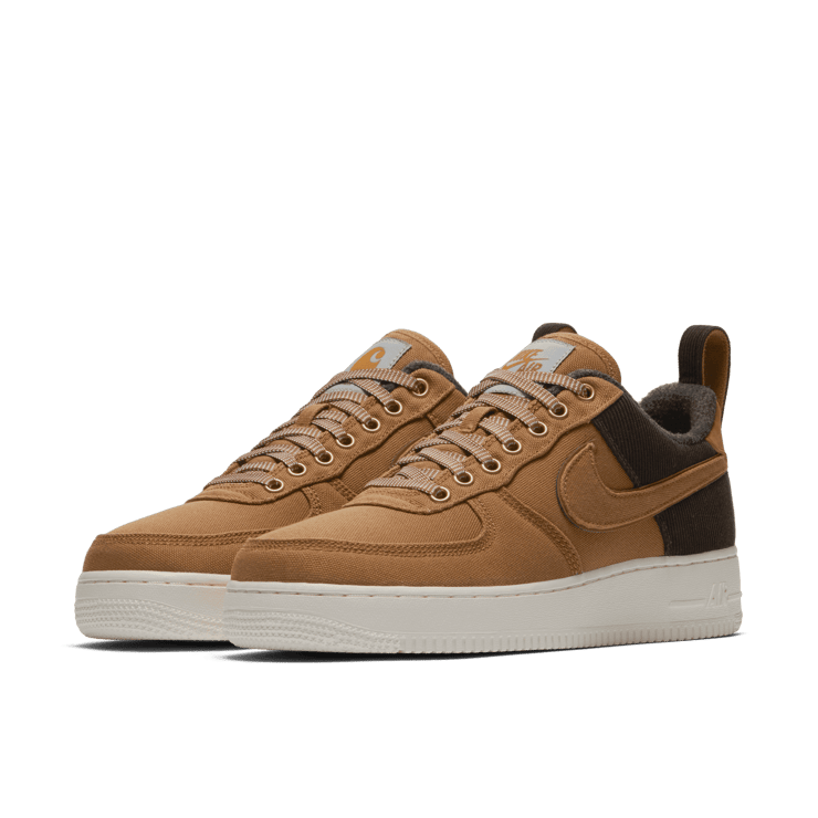 Nike Air Force 1 Low Carhartt WIP Ale Brown Angle 2
