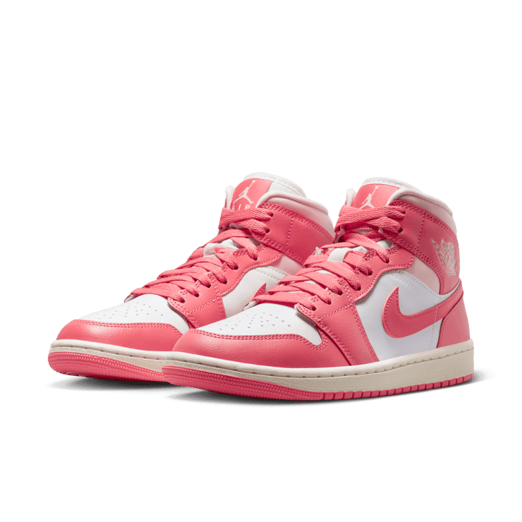Jordan 1 Mid Strawberries & Cream (W) Angle 2