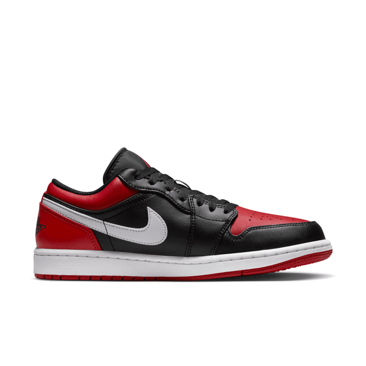 Air Jordan 1 Low Black Gym Red White Angle 1