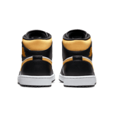 Jordan 1 Mid White Pollen Black Angle 3