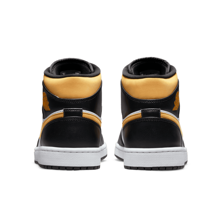 Jordan 1 Mid White Pollen Black Angle 3