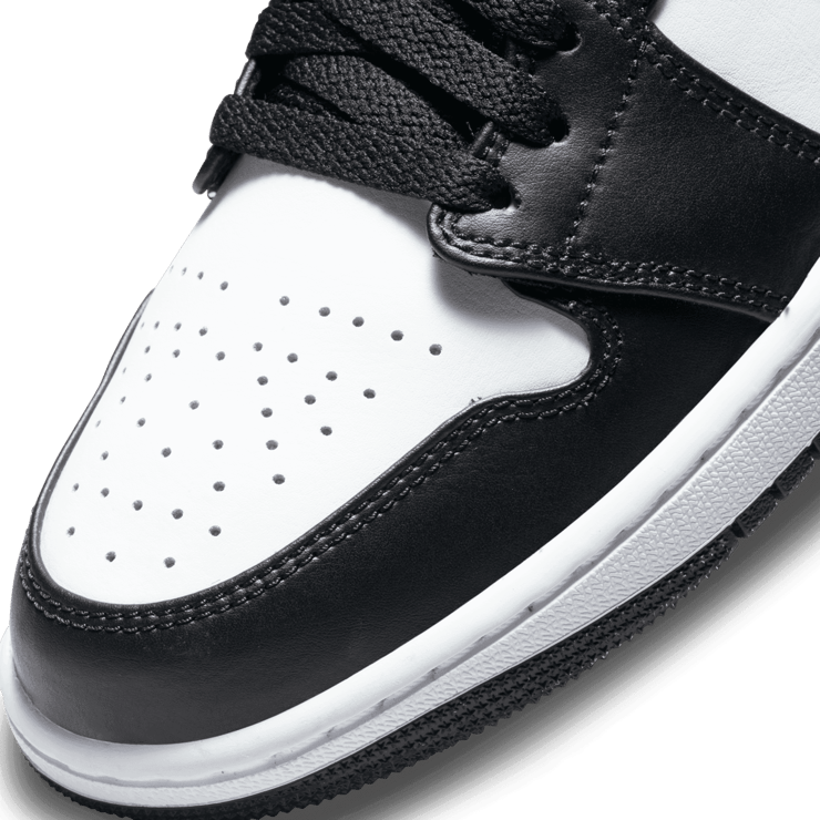 Jordan 1 Mid White Pollen Black Angle 4