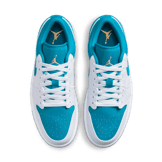 Air Jordan 1 Low White Aquatone Angle 1