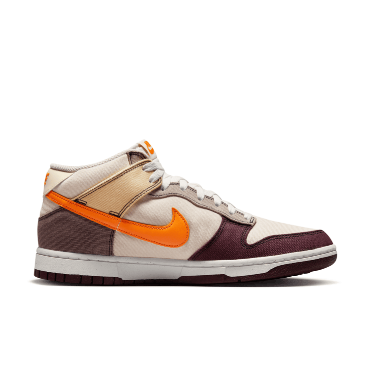 Nike Dunk Mid Plum Eclipse Vivid Orange Angle 1