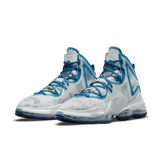 Nike Lebron 19 Space Jam White and Dutch Blue Angle 2