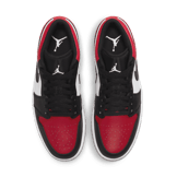 Jordan 1 Low Bred Toe Angle 1