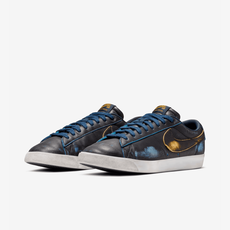 Nike SB Zoom Blazer Low GT NBA Warriors Angle 6