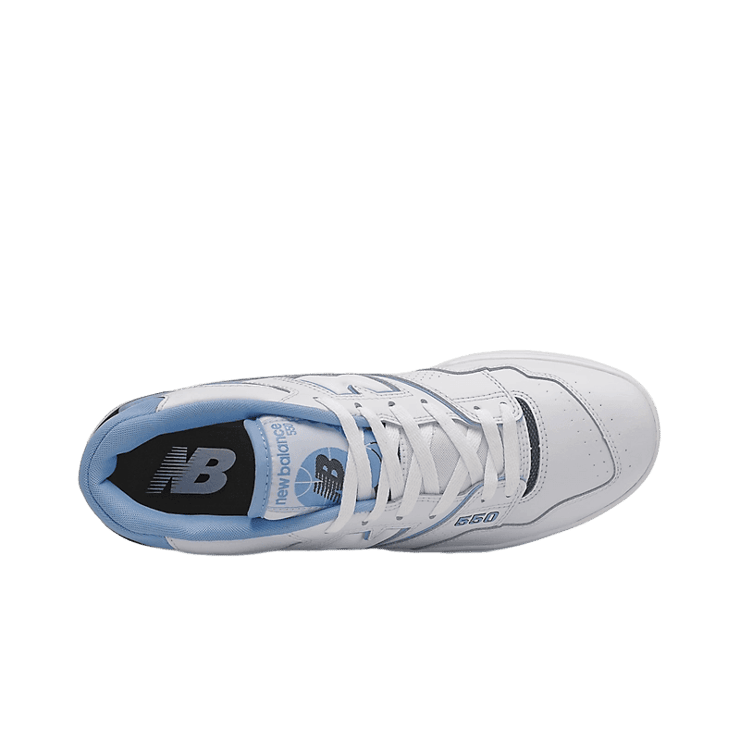 New Balance 550 UNC White University Blue Angle 1