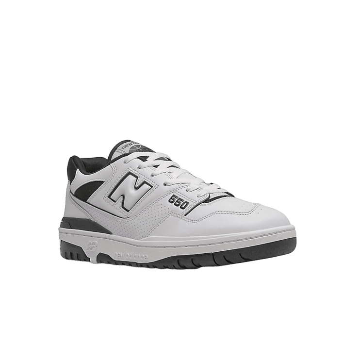 New Balance 550 White Black Angle 2