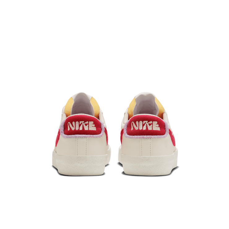 Nike Blazer Low 77 Retro Logo Sail Gym Red Angle 3