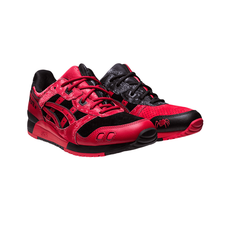 Asics Gel-Lyte III RED SPIDER atmos Red Angle 0