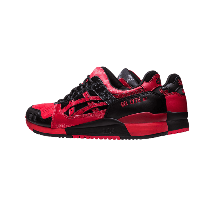 Asics Gel-Lyte III RED SPIDER atmos Red Angle 1