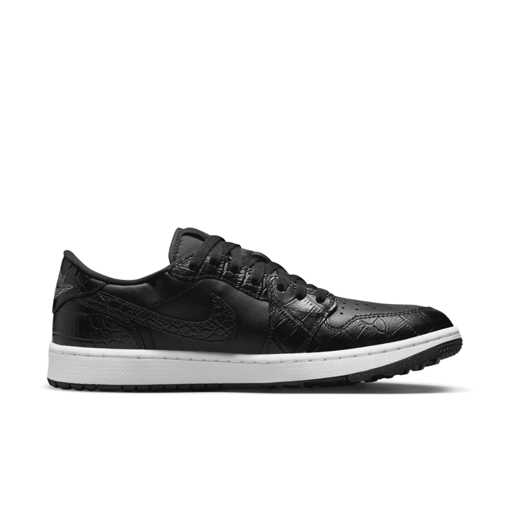 Air Jordan 1 Low Golf Black Croc Angle 1