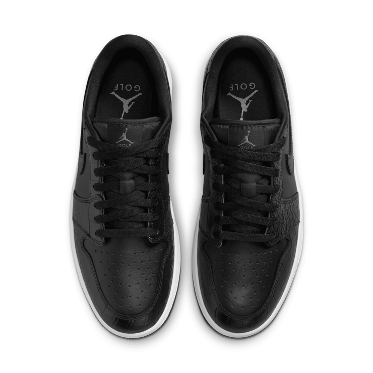 Air Jordan 1 Low Golf Black Croc Angle 2