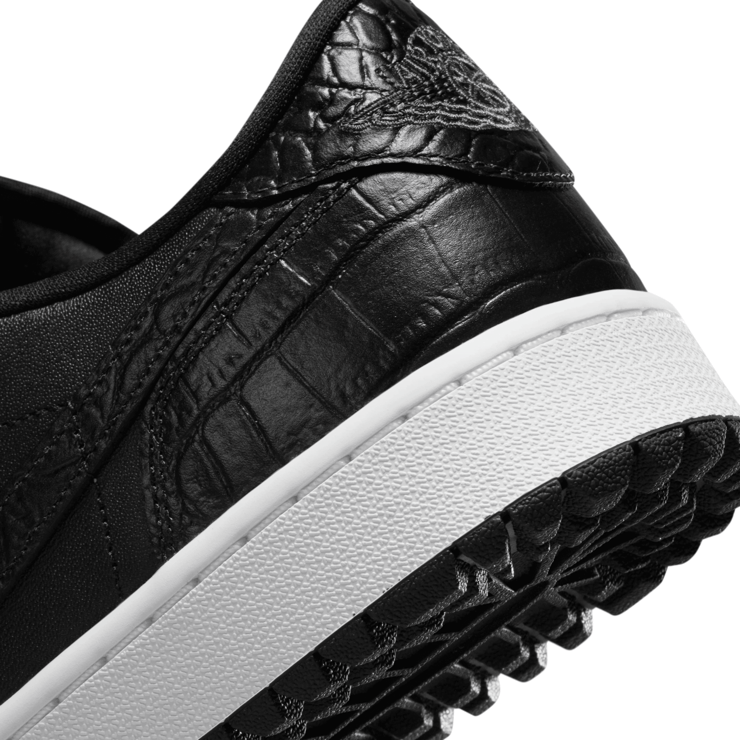 Air Jordan 1 Low Golf Black Croc Angle 6