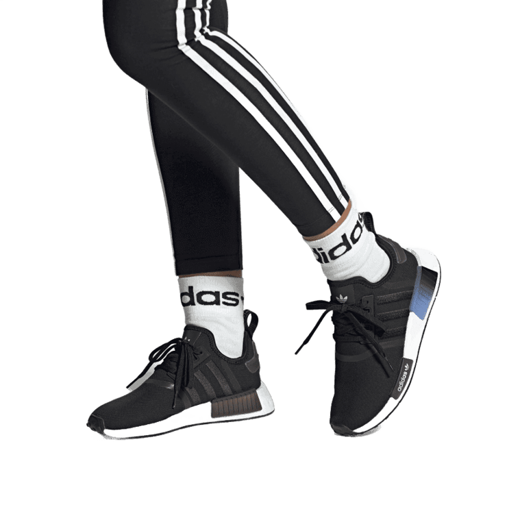 adidas NMD R1 Core Black Blue Dawn (W) Angle 0