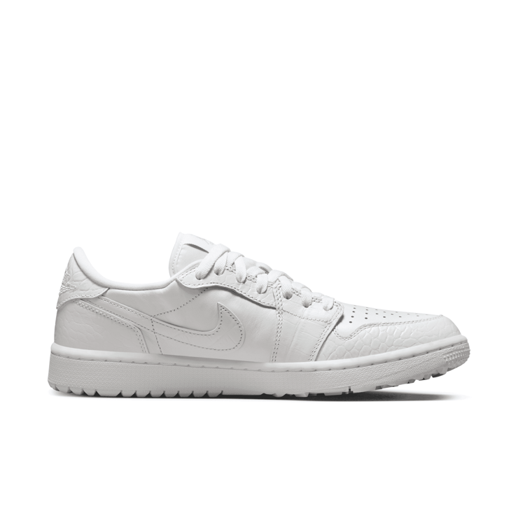 Air Jordan 1 Low Golf White Croc Angle 0