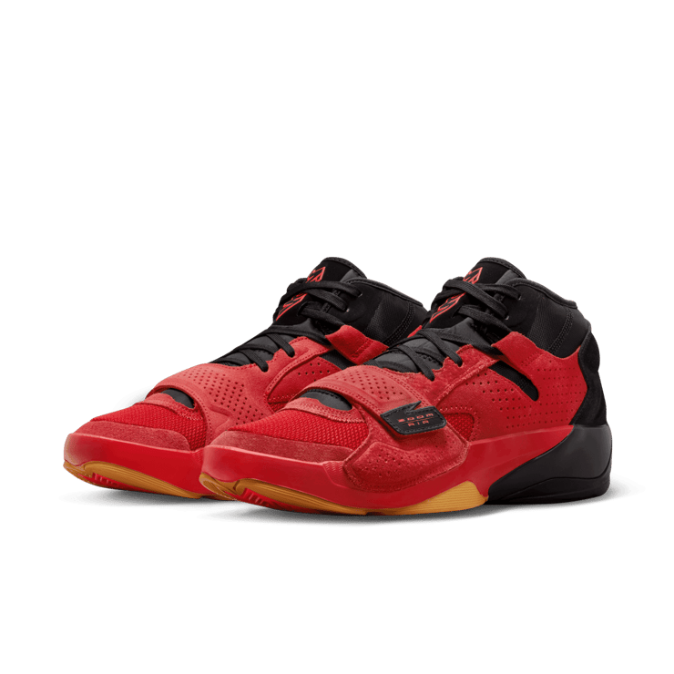 Jordan Zion 2 University Red Black Angle 2