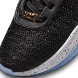 Nike LeBron 20 Black Metallic Gold Angle 4