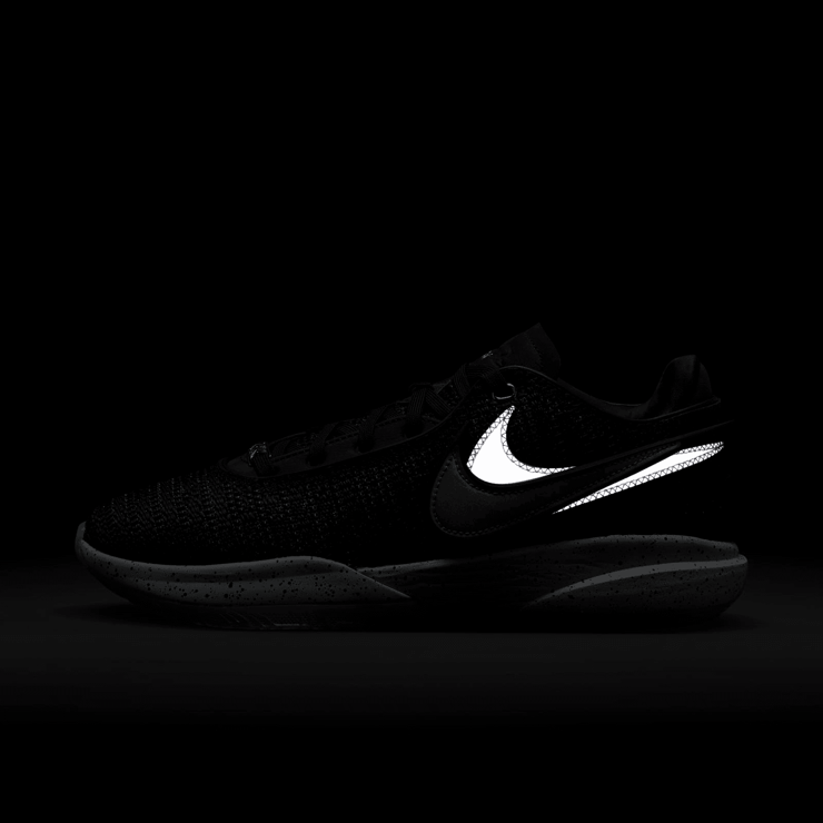 Nike LeBron 20 Black Metallic Gold Angle 6