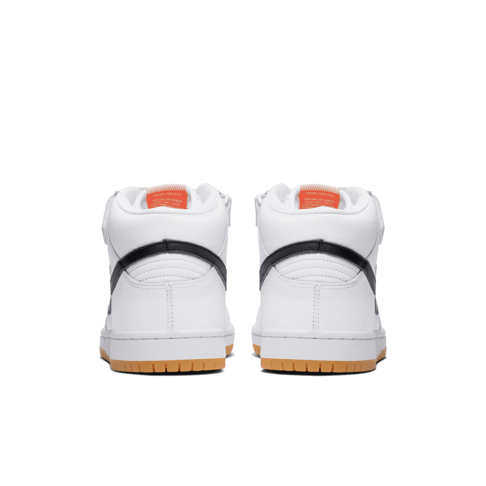 sb dunk mid orange label
