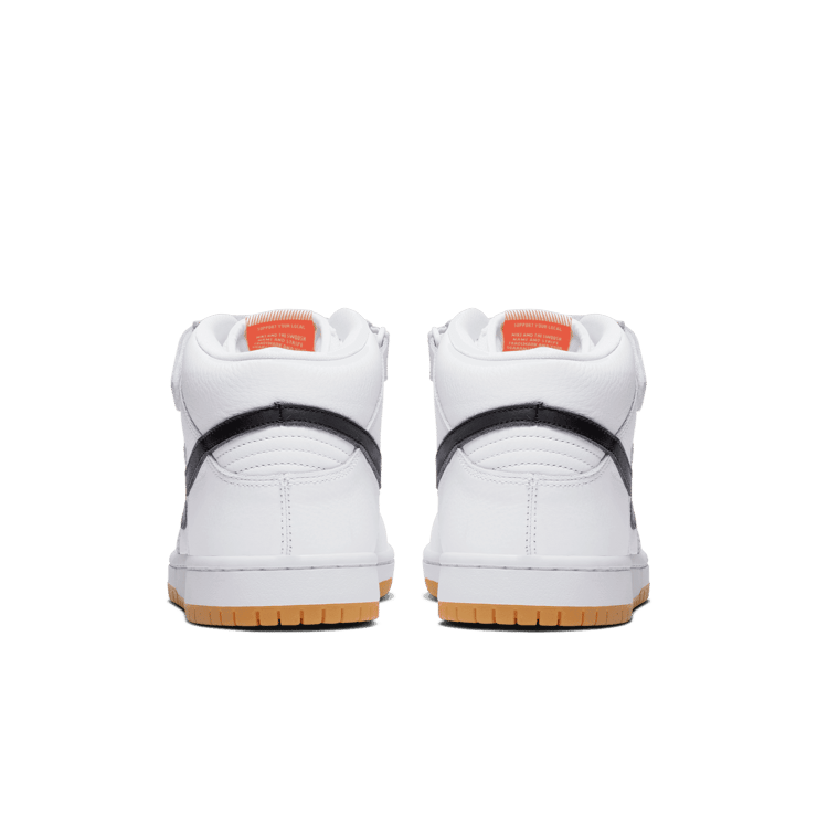 Nike SB Dunk Mid Orange Label White Angle 3