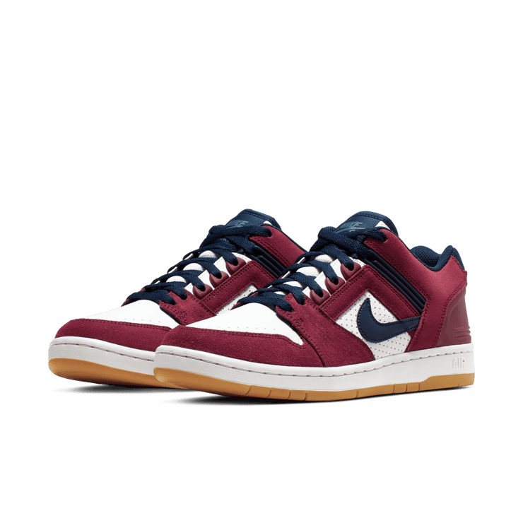 Nike SB Air Force 2 Low Team Red Obsidian Angle 2