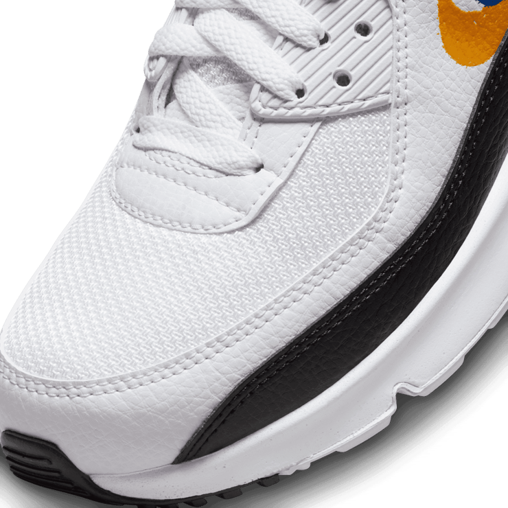 Nike Air Max 90 NN Spray Swoosh White (GS) Angle 4