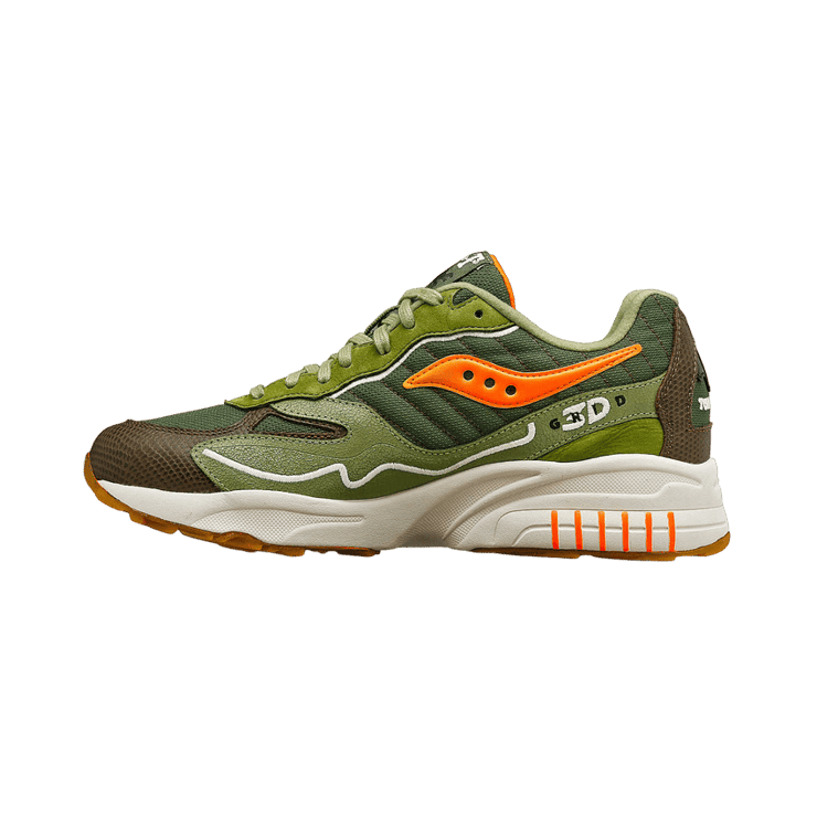 Saucony 3D Grid Hurricane Maybe Tomorrow Tortoise Angle 0