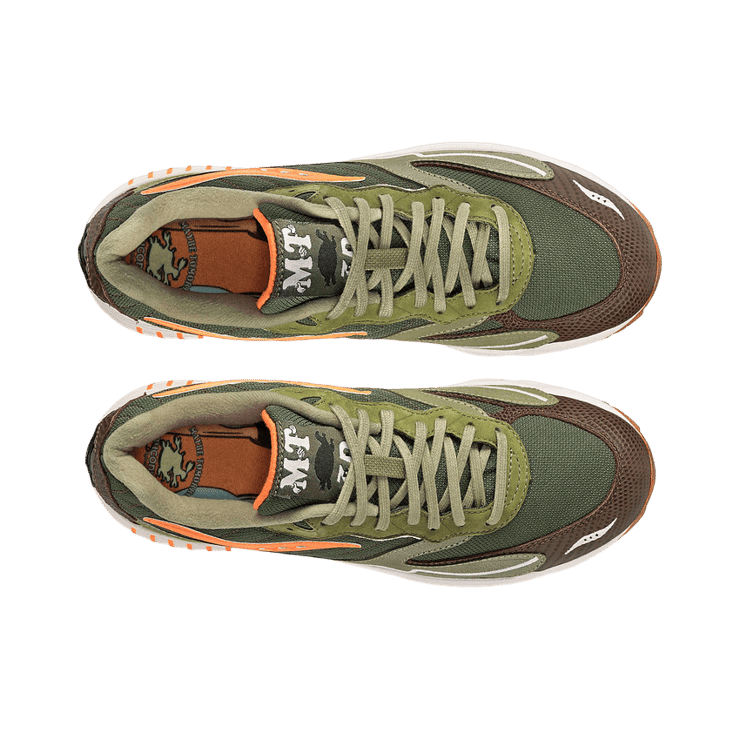 Saucony 3D Grid Hurricane Maybe Tomorrow Tortoise Angle 1