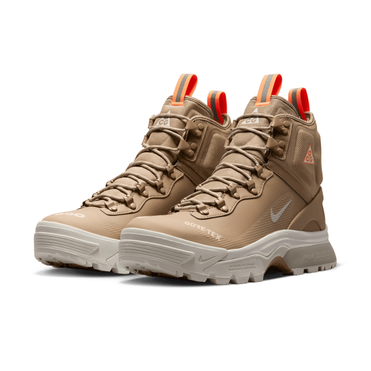 Nike ACG Gaiadome Gore-Tex Khaki Atomic Orange Angle 2