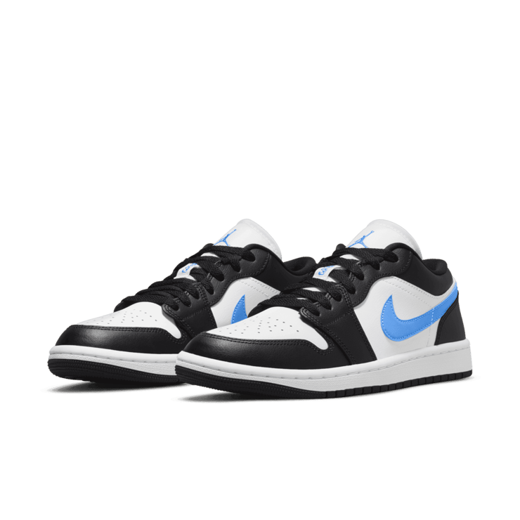 Jordan 1 Low Black University Blue (W) Angle 2