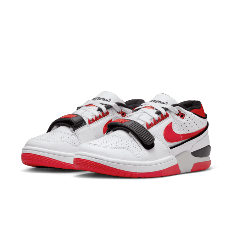 Nike Air Alpha Force 88 White University Red Black Angle 2