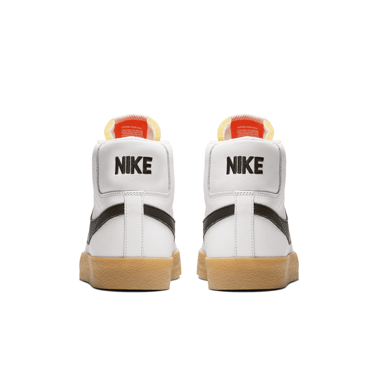 Nike SB Zoom Blazer Mid ISO Orange Label White Gum Angle 3