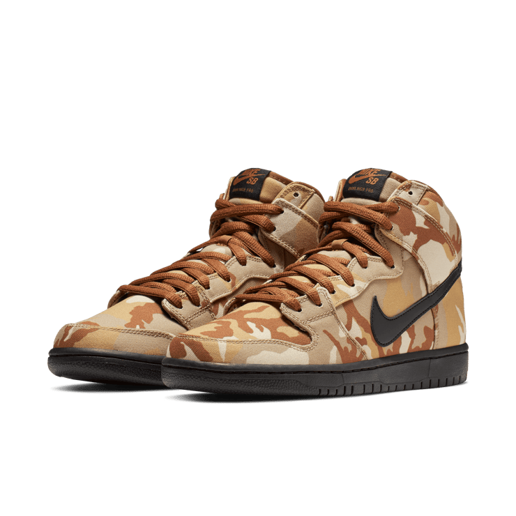 Nike SB Dunk High Pro Desert Camo Angle 2