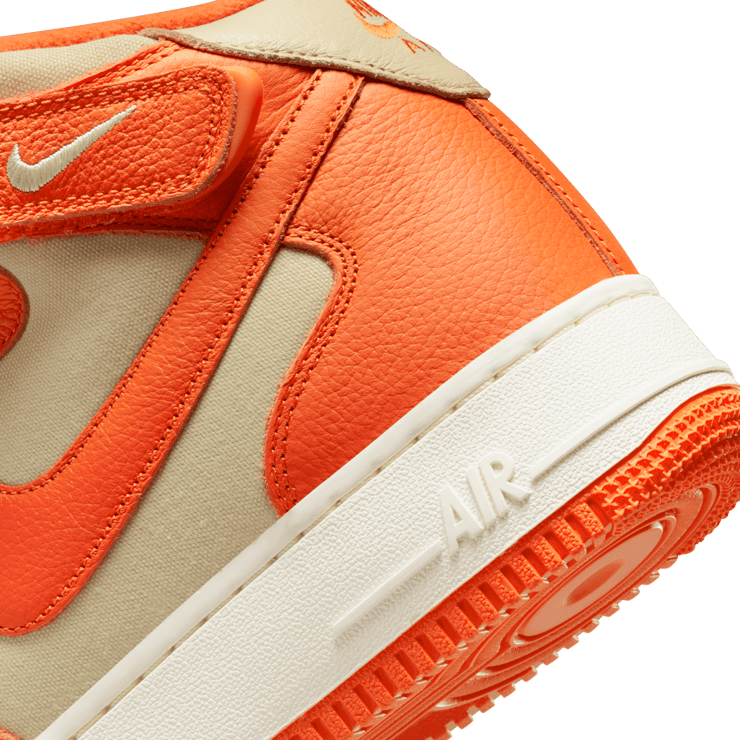Nike Air Force 1 Mid NBHD Team Gold Safety Orange Angle 5
