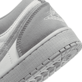 Air Jordan 1 Low SE Canvas Light Steel Grey (W) Angle 5