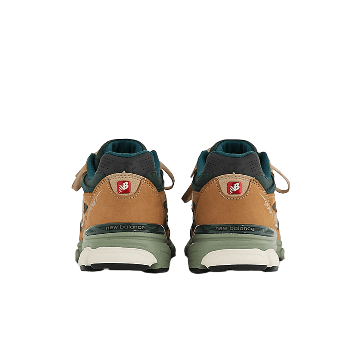 New Balance 990v3 Made in USA by Teddy Santis Brown Charcoal Angle 1