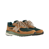 New Balance 990v3 Made in USA by Teddy Santis Brown Charcoal Angle 2