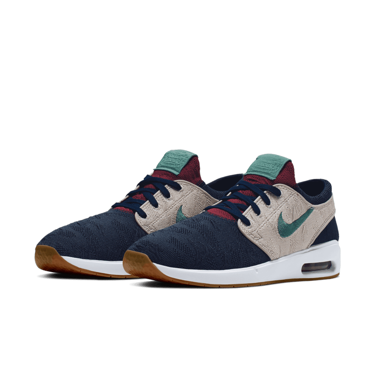 Nike SB Air Max Janoski 2 Obsidian Desert Sand Angle 2