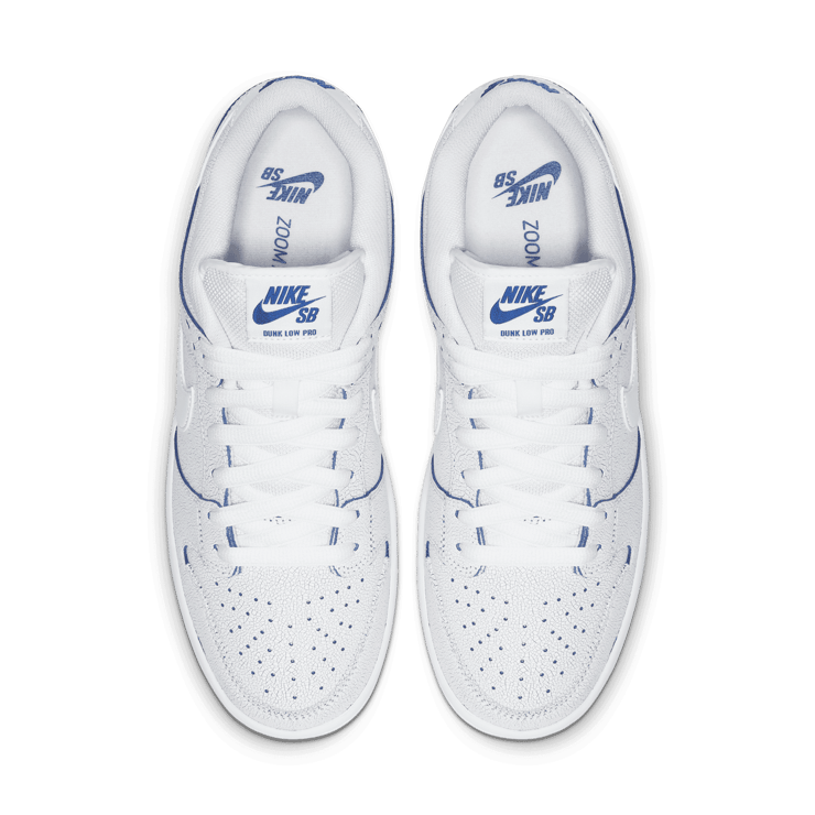 Nike SB Dunk Low Premium White Game Royal Angle 1
