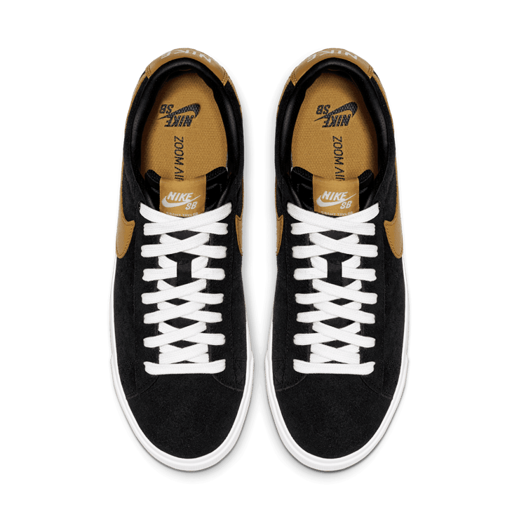 Nike SB Blazer Low GT Black Wheat White Angle 1