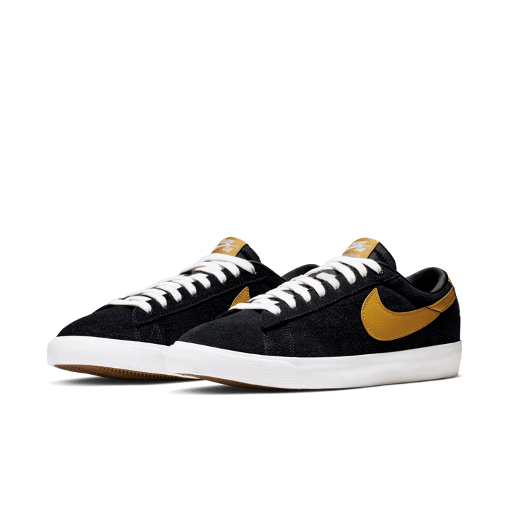 Nike SB Blazer Low GT Black Wheat White Angle 2