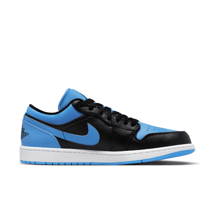 Air Jordan 1 Low Black University Blue Angle 1