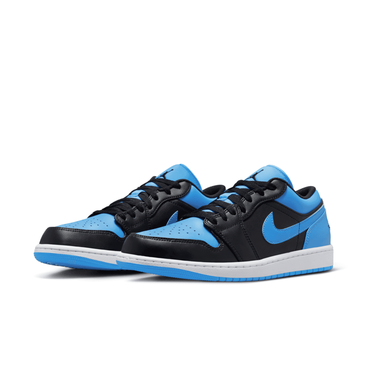 Air Jordan 1 Low Black University Blue Angle 3