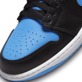 Air Jordan 1 Low Black University Blue - 553558-041