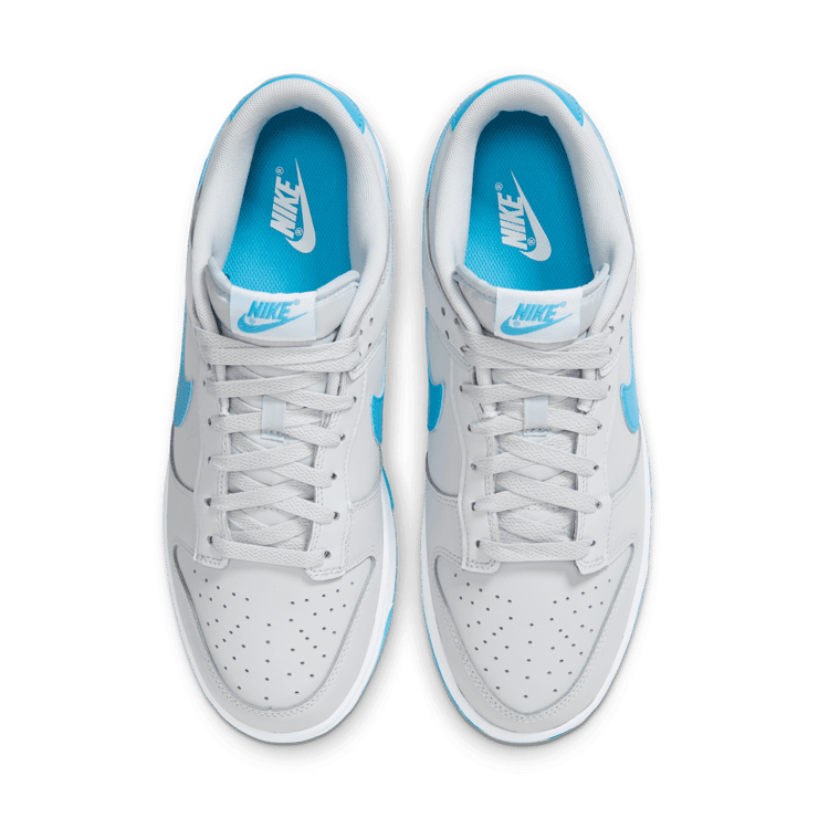 Nike Dunk Low Light Bone Light Blue Angle 1